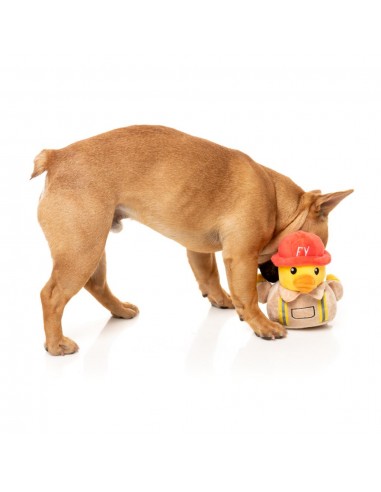 Peluche per cani FuzzYard papera Firequacker con squeaker