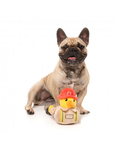 Peluche per cani FuzzYard papera Firequacker con squeaker