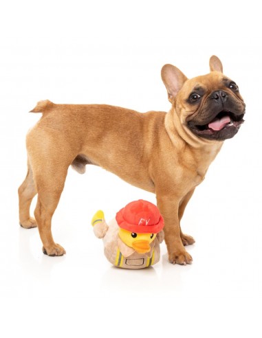 Peluche per cani FuzzYard papera Firequacker con squeaker