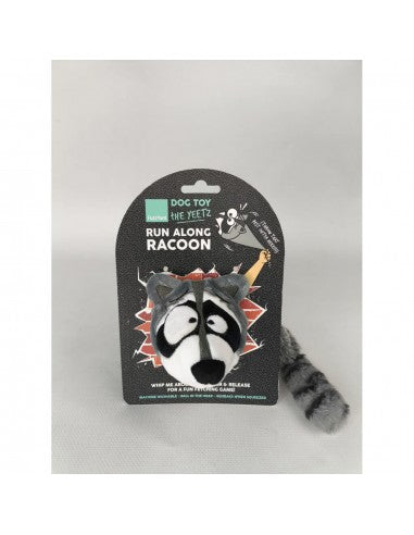 Peluche per cani con suono FuzzYard The Yeetz Run Along Racoon