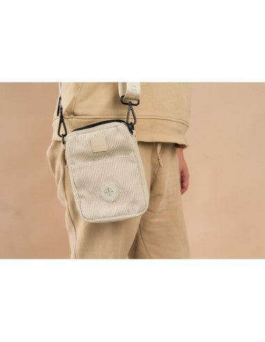 Borsa da passeggio per cani in velluto a coste FuzzYard Life French Blue
