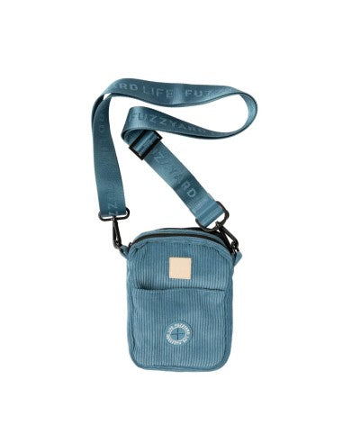 Borsa da passeggio per cani in velluto a coste FuzzYard Life French Blue