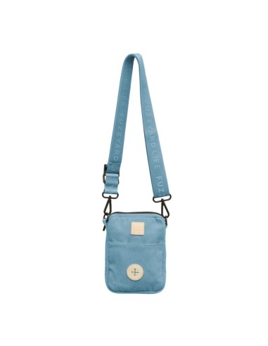 Borsa da passeggio per cani in velluto a coste FuzzYard Life French Blue