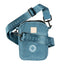 Borsa da passeggio per cani in velluto a coste FuzzYard Life French Blue