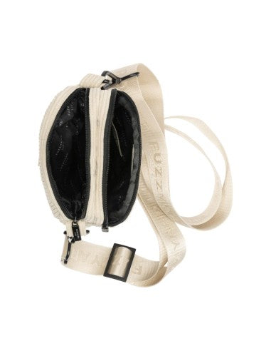 Borsa da passeggio per cani in velluto a coste FuzzYard Life Sandstone