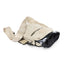 Borsa da passeggio per cani in velluto a coste FuzzYard Life Sandstone