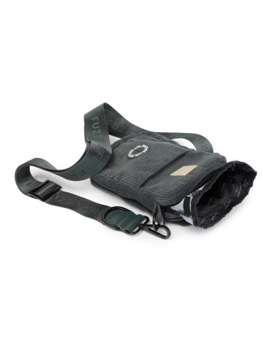 Borsa da passeggio per cani in velluto a coste FuzzYard Life Slate Grey