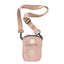 Borsa da passeggio per cani in velluto a coste FuzzYard Life Soft Blush