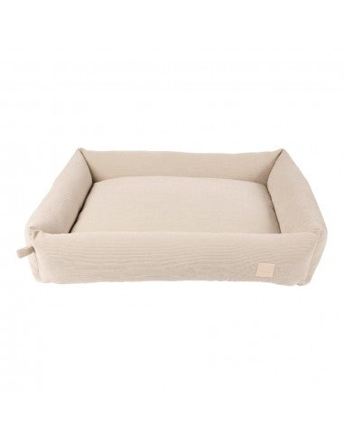 Cuccia per cani in velluto a coste FuzzYard Life Sandstone (taglia L)