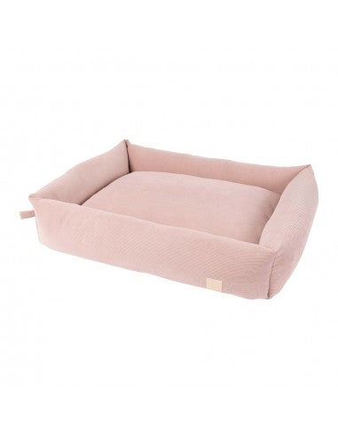 Cuccia per cani in velluto a coste FuzzYard Life Soft Blush (taglia L)