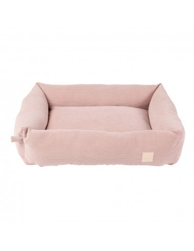 Cuccia per cani in velluto a coste FuzzYard Life Soft Blush (taglia M)