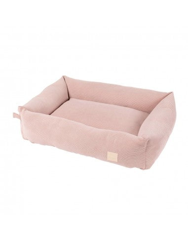 Cuccia per cani in velluto a coste FuzzYard Life Soft Blush (taglia M)