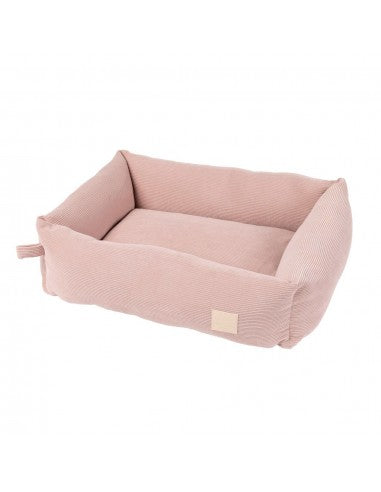 Cuccia per cani in velluto a coste FuzzYard Life Soft Blush (taglia S)