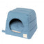 Cuccia igloo per gatti in cotone FuzzYard Life French Blue