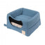 Cuccia igloo per gatti in cotone FuzzYard Life French Blue