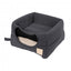 Cuccia igloo per gatti in cotone FuzzYard Life Slate Grey