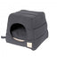 Cuccia igloo per gatti in cotone FuzzYard Life Slate Grey