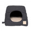 Cuccia igloo per gatti in cotone FuzzYard Life Slate Grey