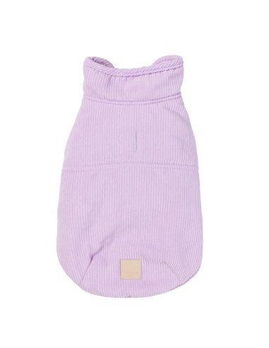 Cappottino per cani in velluto a coste FuzzYard Life Lilla