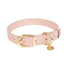 Collare per cani in pelle vegana FuzzYard Atelier Soft Blush (taglia L)
