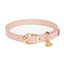 Collare per cani in pelle vegana FuzzYard Atelier Soft Blush (taglia M)