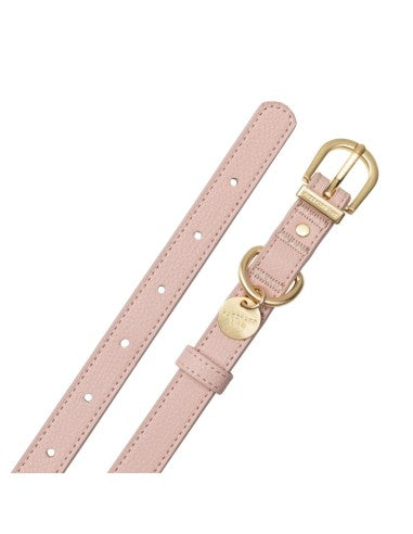 Collare per cani in pelle vegana FuzzYard Atelier Soft Blush (taglia M)