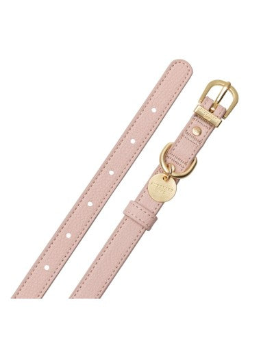 Collare per cani in pelle vegana FuzzYard Atelier Soft Blush (taglia S)