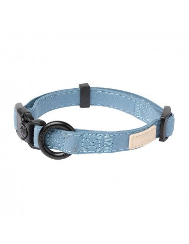 Collare per cani in cotone FuzzYard Life French Blue (taglia S)