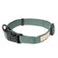 Collare per cani in cotone FuzzYard Life Myrtle Green (taglia L)