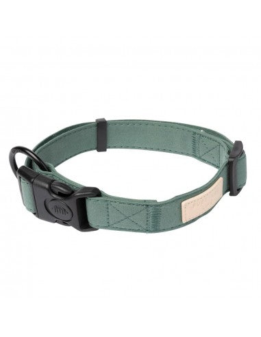 Collare per cani in cotone FuzzYard Life Myrtle Green (taglia L)