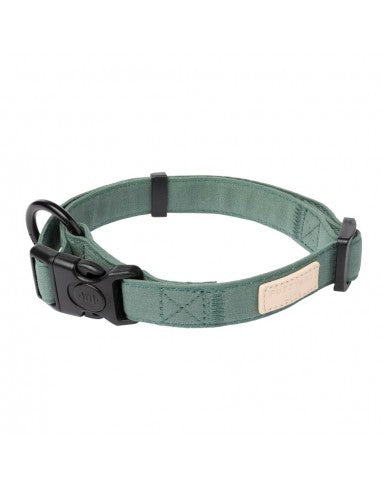 Collare per cani in cotone FuzzYard Life Myrtle Green (taglia M)