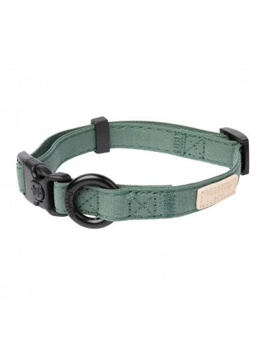 Collare per cani in cotone FuzzYard Life Myrtle Green (taglia S)