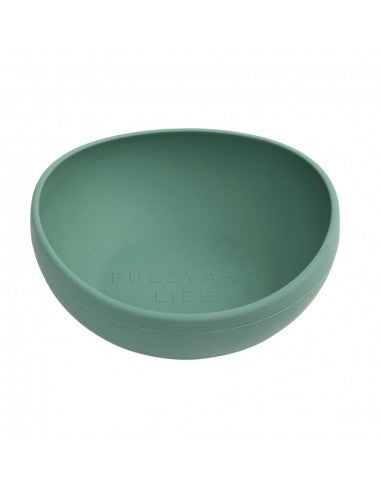Ciotola per cani in silicone FuzzYard Life Myrtle Green (taglia L)