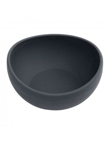 Ciotola per cani in silicone FuzzYard Life Slate Grey (taglia M)