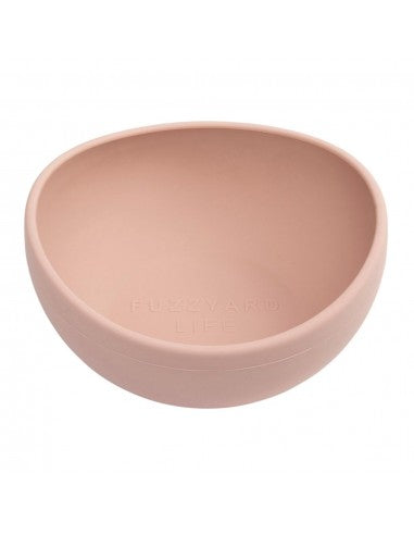 Ciotola per cani in silicone FuzzYard Life Soft Blush (taglia M)