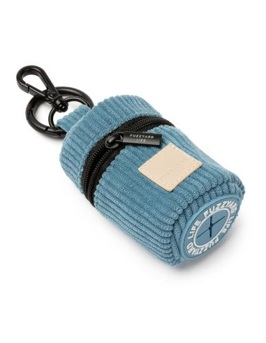 Porta sacchetti per cani in velluto FuzzYard Life French Blue