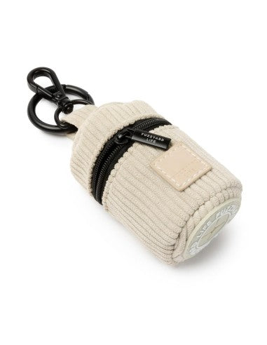 Porta sacchetti per cani in velluto FuzzYard Life Sandstone