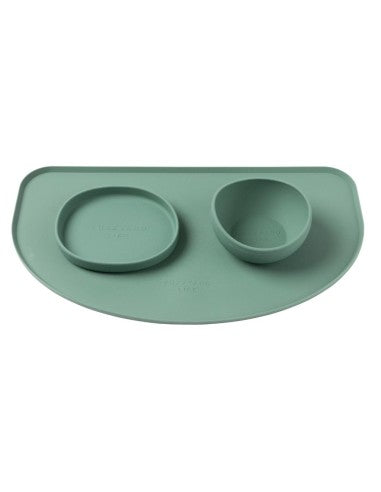 Tappetino per ciotole cane in silicone FuzzYard Life Myrtle Green