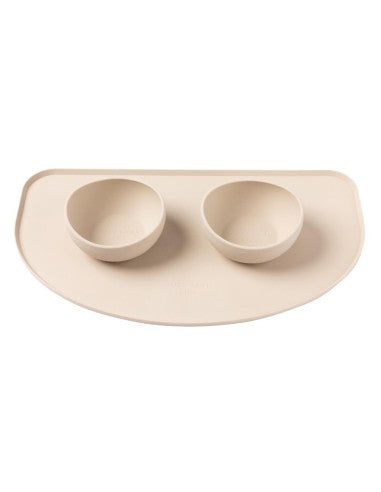 Tappetino per ciotole del cane in silicone FuzzYard Life Sandstone