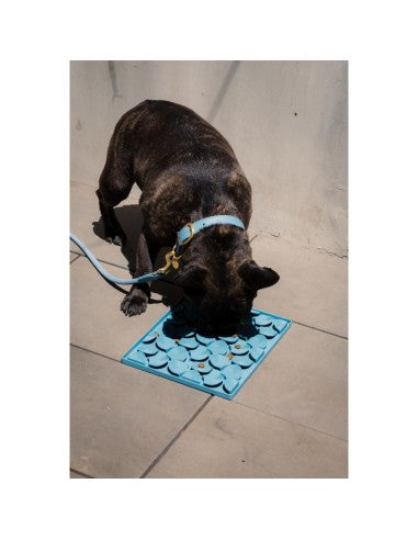 Tappetino leccabile per cani FuzzYard Life French Blue