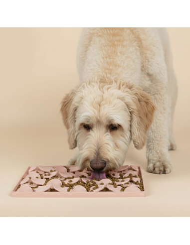 Tappetino leccabile per cani FuzzYard Life Soft Blush