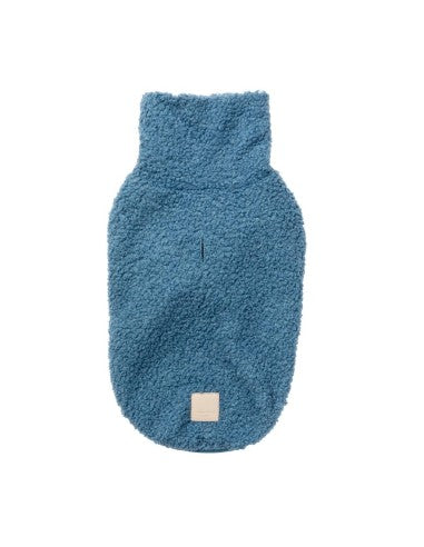 Maglione per cani in bouclé FuzzYard Life French Blue