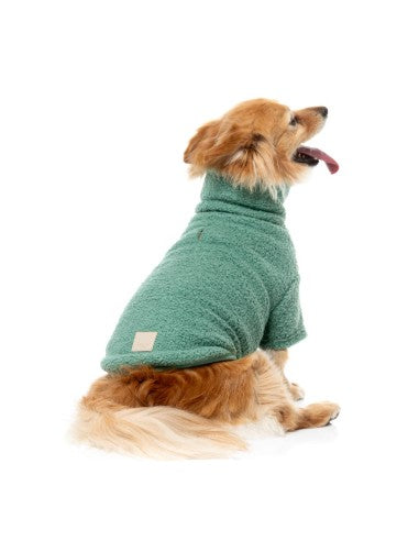 Maglione bouclé per cani FuzzYard Life Myrtle Green