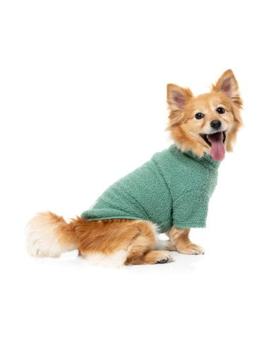 Maglione bouclé per cani FuzzYard Life Myrtle Green
