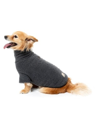 Maglione bouclé per cani FuzzYard Life Slate Grey