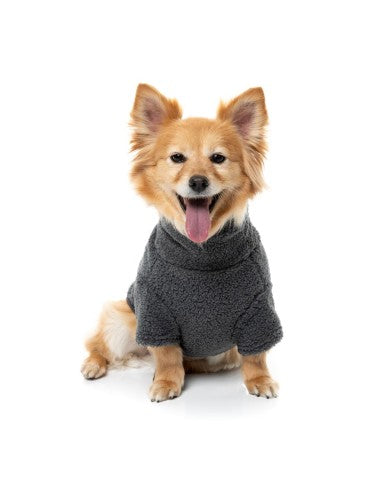 Maglione bouclé per cani FuzzYard Life Slate Grey