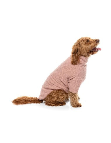 Maglione bouclé per cani FuzzYard Life Soft Blush
