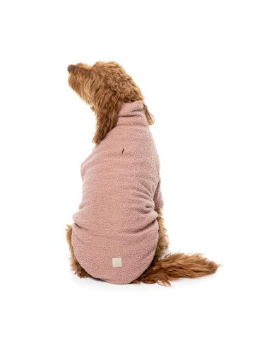 Maglione bouclé per cani FuzzYard Life Soft Blush