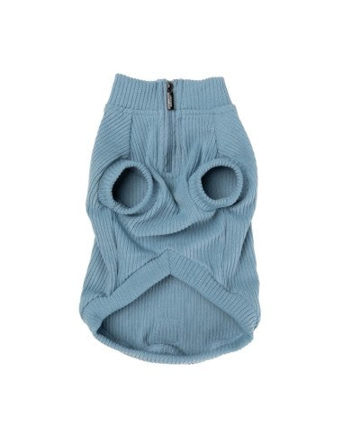 Maglione a coste per cani FuzzYard Life French Blue