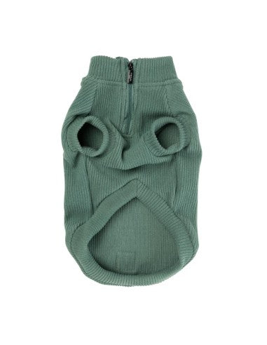 Maglione a coste per cani FuzzYard Life Myrtle Green